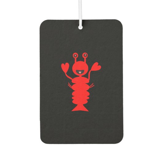 ハッピーロブスター カーエアーフレッシュナー (正面)