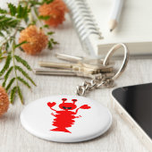 ハッピーロブスター キーホルダー (側面)