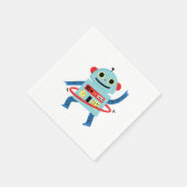 ハッピーロボット スタンダードカクテルナプキン (角)