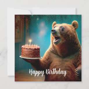 ハッピーワウベア誕生日カード シーズンカード
