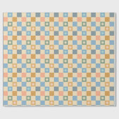 ハッピーワンダクールードレトロ誕生日 ラッピングペーパー (フラット)