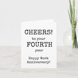 ハッピーワーク記念日4年目 カード