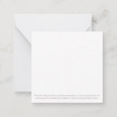 ハッピーワールドアールヌーボーデー！ ノートカード (裏面)