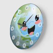 ハッピーワールドクロック ラージ壁時計 (傾斜)