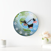 ハッピーワールドクロック ラージ壁時計 (ホーム)