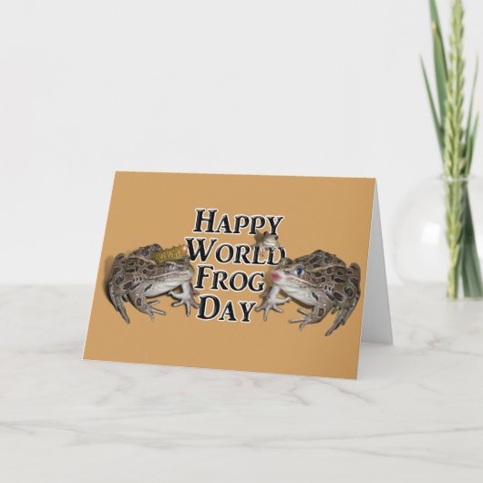 ハッピーワールドフロッグデー カード (正面)