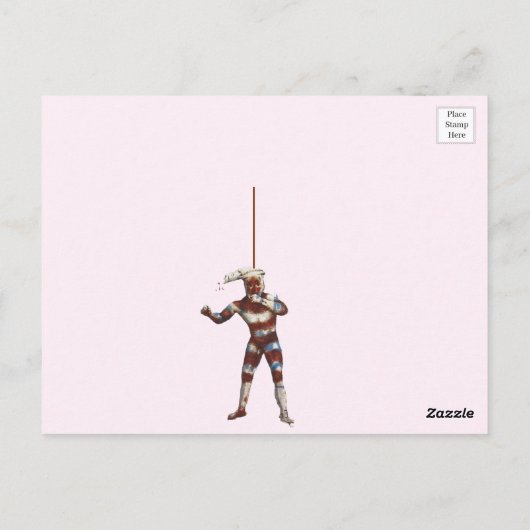 ハッピーワールドポストカードデー – 人との送料 – ポストカード (裏面)