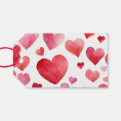 ハッピーヴァレンティおもしろいンズデイブラックキャット ギフトタグ (裏面横)