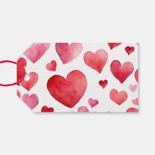 ハッピーヴァレンティおもしろいンズデイブラックキャット ギフトタグ (裏面横)