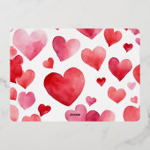 ハッピーヴァレンティおもしろいンズデイブラックキャット 箔シーズンカード (裏面)