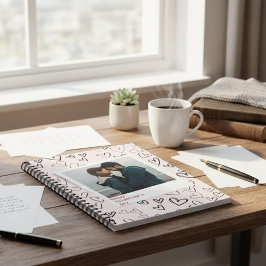 ハッピーヴァレンティネスモダンデースタイリッシュロマンチック写真 ノートブック