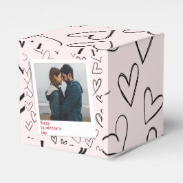 ハッピーヴァレンティネスモダンデースタイリッシュロマンチック写真 フェイバーボックス