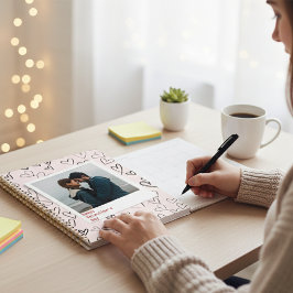 ハッピーヴァレンティネスモダンデースタイリッシュロマンチック写真 プランナー手帳