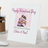 ハッピーヴァレンティモダンネスの日キス愛の名前p 台座サイン (インサイチュ)