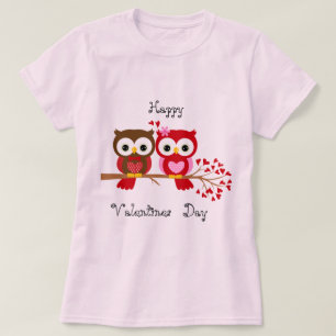 ハッピーヴァレンティーンズデイアウルラブ Tシャツ