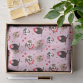 ハッピーヴァレンティーンズデイアメリカンピットブルテリア 薄葉紙 (ギフト)