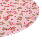 ハッピーヴァレンティーンズデイウェルシュワイヤキツネテリアドッグス カッティングボード (角)