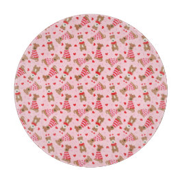 ハッピーヴァレンティーンズデイウェルシュワイヤキツネテリアドッグス カッティングボード