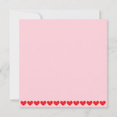 ハッピーヴァレンティーンズデイウェルシュワイヤキツネテリアドッグス 招待状 (裏面)