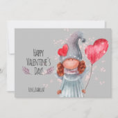 ハッピーヴァレンティーンズデイウォーターガーリーカラー格言パン シーズンカード (正面)