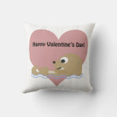 ハッピーヴァレンティーンズデイオッター クッション (裏面)