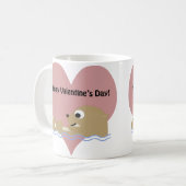 ハッピーヴァレンティーンズデイオッター コーヒーマグカップ (正面左)