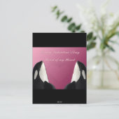 ハッピーヴァレンティーンズデイオルカキラークジラハートの私 シーズンポストカード (スタンド正面)