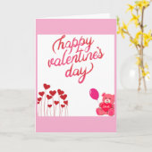 ハッピーヴァレンティーンズデイカード カード (黄色い花)
