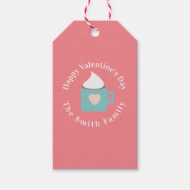 ハッピーヴァレンティーンズデイキャンプファイアーチョコレート ギフトタグ