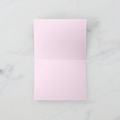 ハッピーヴァレンティーンズデイキュートパステルハート写真 シーズンカード (内部)