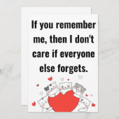 ハッピーヴァレンティーンズデイギフト彼女のホリデーカード シーズンカード (正面/裏面)