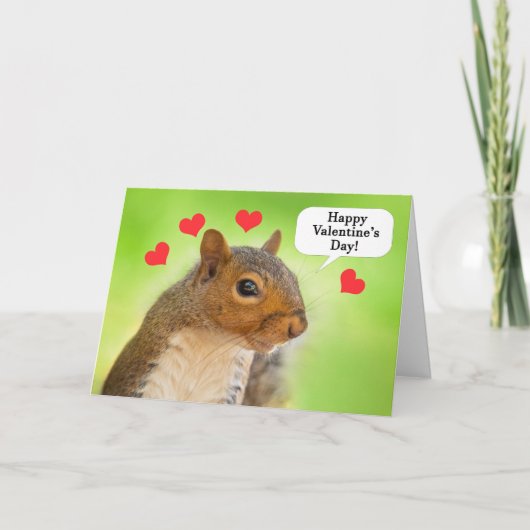 ハッピーヴァレンティーンズデイクストリスとハート シーズンカード (正面)