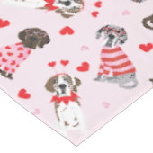 ハッピーヴァレンティーンズデイグレート・ダン・ドッグス テーブルクロス (アングル)