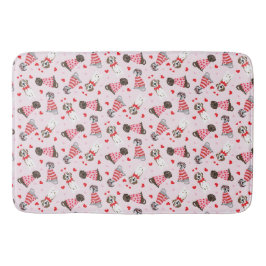 ハッピーヴァレンティーンズデイグレート・ダン・ドッグス バスマット