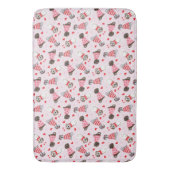 ハッピーヴァレンティーンズデイグレート・ダン・ドッグス バスマット (正面縦)