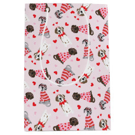 ハッピーヴァレンティーンズデイグレート・ダン・ドッグス ミディアムペーパーバッグ