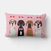 ハッピーヴァレンティーンズデイグレート・ダン・ドッグス ランバークッション (裏面)