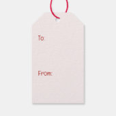 ハッピーヴァレンティーンズデイゴールデンドールドードルドッグス ギフトタグ (裏面)