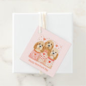 ハッピーヴァレンティーンズデイゴールデンドールドードルドッグス フェイバータグ (インサイチュ)