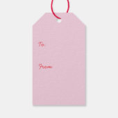 ハッピーヴァレンティーンズデイゴールデンレトリエバードッグス ギフトタグ (裏面)