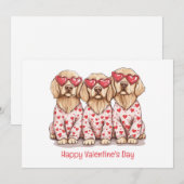 ハッピーヴァレンティーンズデイゴールデンレトリエバードッグス シーズンカード (正面/裏面)