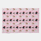 ハッピーヴァレンティーンズデイシュナウザードッグス キッチンタオル (横)