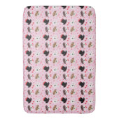 ハッピーヴァレンティーンズデイシュナウザードッグス バスマット (正面縦)