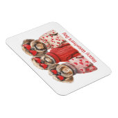 ハッピーヴァレンティーンズデイシーズー(犬)ズドッグス マグネット (右側)