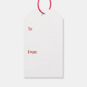 ハッピーヴァレンティーンズデイドイツ羊飼い犬 ギフトタグ (裏面)