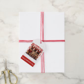 ハッピーヴァレンティーンズデイドイツ羊飼い犬 ギフトタグ (より糸付き)