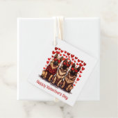 ハッピーヴァレンティーンズデイドイツ羊飼い犬 フェイバータグ (インサイチュ)