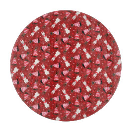 ハッピーヴァレンティーンズデイドベルマンドッグス カッティングボード