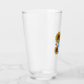 ハッピーヴァレンティーンズデイナールウィズヒマワリハート タンブラーグラス (右)