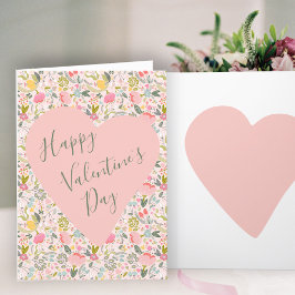 ハッピーヴァレンティーンズデイハートホリデーカード シーズンカード